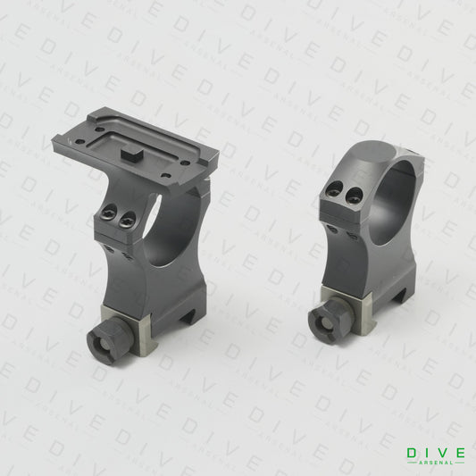 NFタイプ 30mmスコープマウントリング (T1/T2マウント搭載)