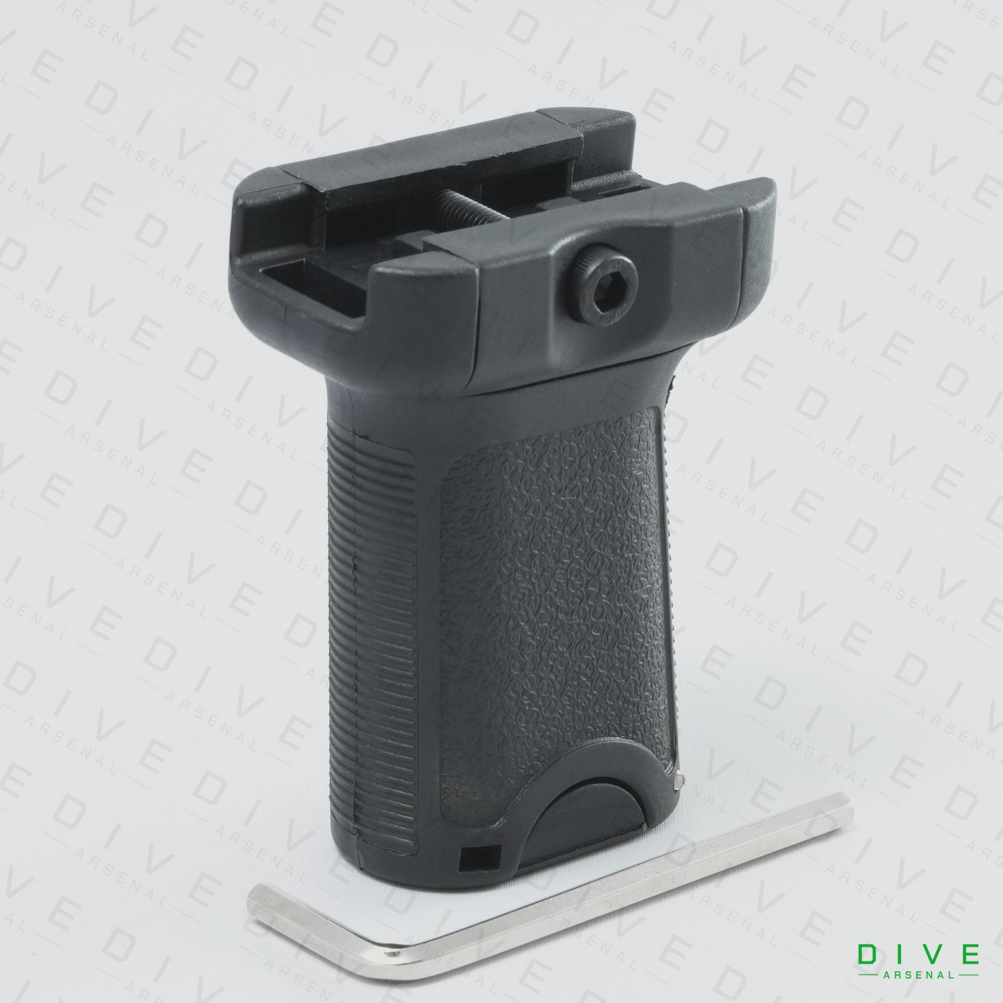 BCMタイプ バーティカルフォアグリップ ショート 20mm レイル用 BK