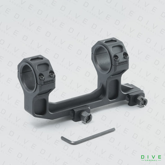 Geissele タイプ刻印入り スコープマウント 30mm アルミCNC BK