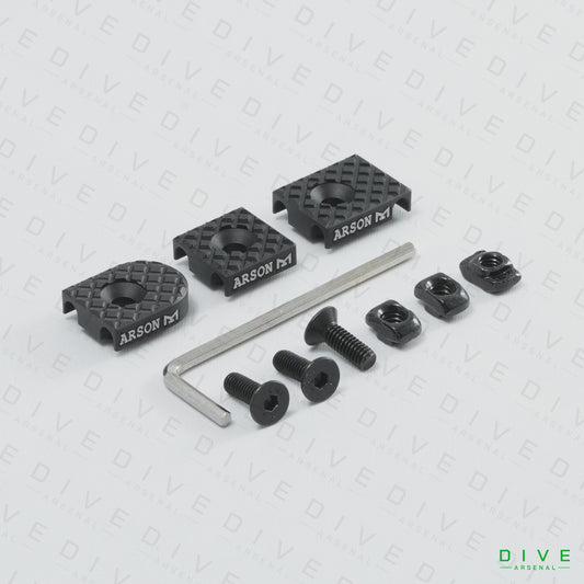 Arsonタイプ KeyMod & M-LOK ワイヤーガイドシステム BK(MAタイプ/ロゴ入り)
