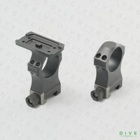 NFタイプ 30mmスコープマウントリング (T1/T2マウント搭載)