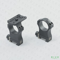 NFタイプ 30mmスコープマウントリング (T1/T2マウント搭載)