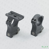 NFタイプ 30mmスコープマウントリング (T1/T2マウント搭載)