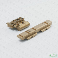 WILCOXタイプ サイドフリップ Eotech マウント 5/8'' ライザーセット DE