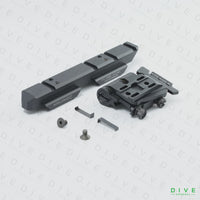 WILCOXタイプ サイドフリップ Eotech マウント 5/8'' ライザーセット BK