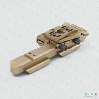 WILCOXタイプ サイドフリップ Eotech マウント 5/8'' ライザーセット DE