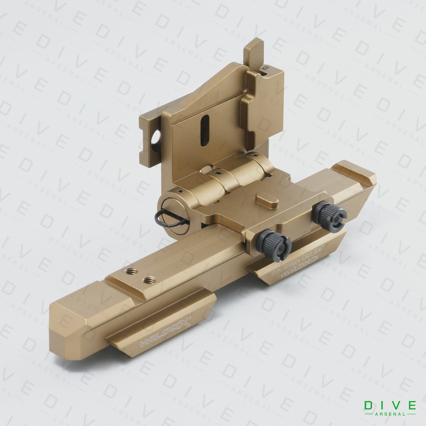 WILCOXタイプ サイドフリップ Eotech マウント 5/8'' ライザーセット DE