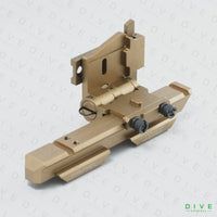WILCOXタイプ サイドフリップ Eotech マウント 5/8'' ライザーセット DE