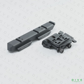 compare product WILCOXタイプ サイドフリップ Eotech マウント 5/8'' ライザーセット BK