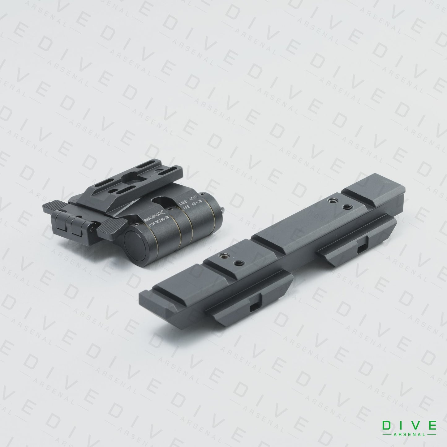 WILCOXタイプ サイドフリップ Eotech マウント 5/8'' ライザーセット BK