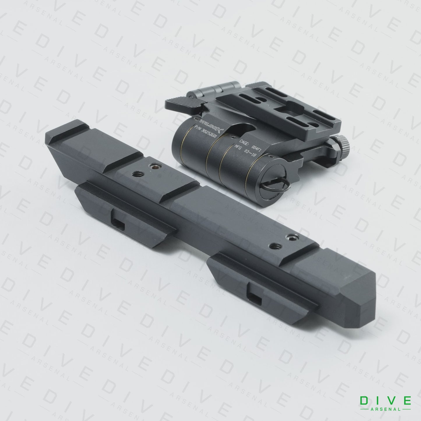 WILCOXタイプ サイドフリップ Eotech マウント 5/8'' ライザーセット BK