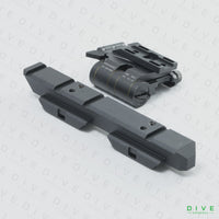 WILCOXタイプ サイドフリップ Eotech マウント 5/8'' ライザーセット BK