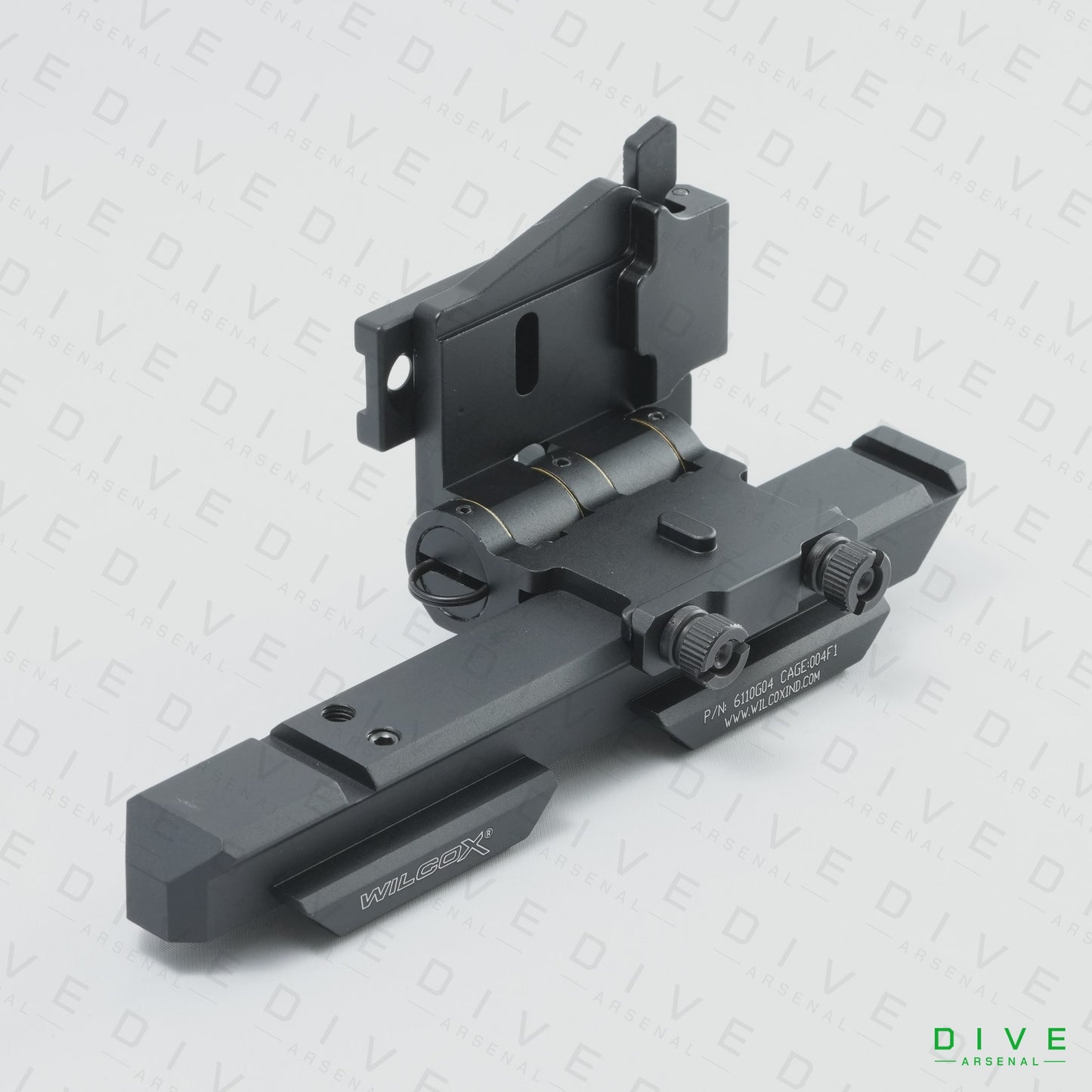WILCOXタイプ サイドフリップ Eotech マウント 5/8'' ライザーセット BK