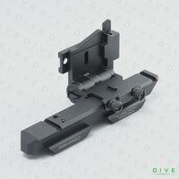 WILCOXタイプ サイドフリップ Eotech マウント 5/8'' ライザーセット BK