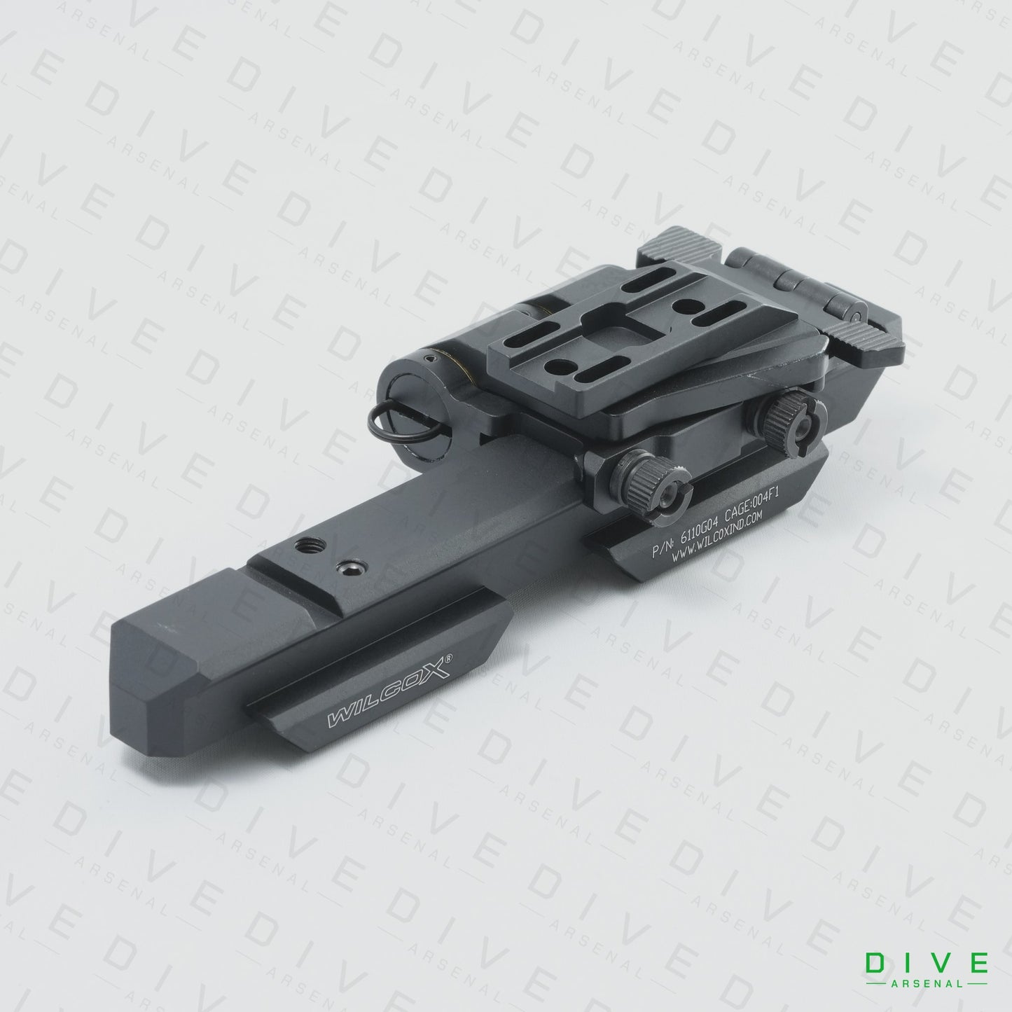 WILCOXタイプ サイドフリップ Eotech マウント 5/8'' ライザーセット BK