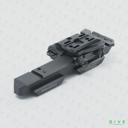 WILCOXタイプ サイドフリップ Eotech マウント 5/8'' ライザーセット BK