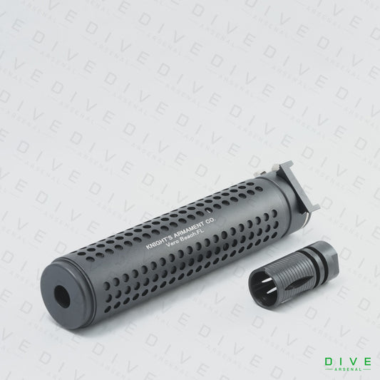 KACタイプ 5.56mm QDSS NT4サイレンサー (M4QDハイダー付属) BK
