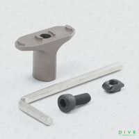 ADスタイル KeyMod/M-LOKフィンガーストップ DE