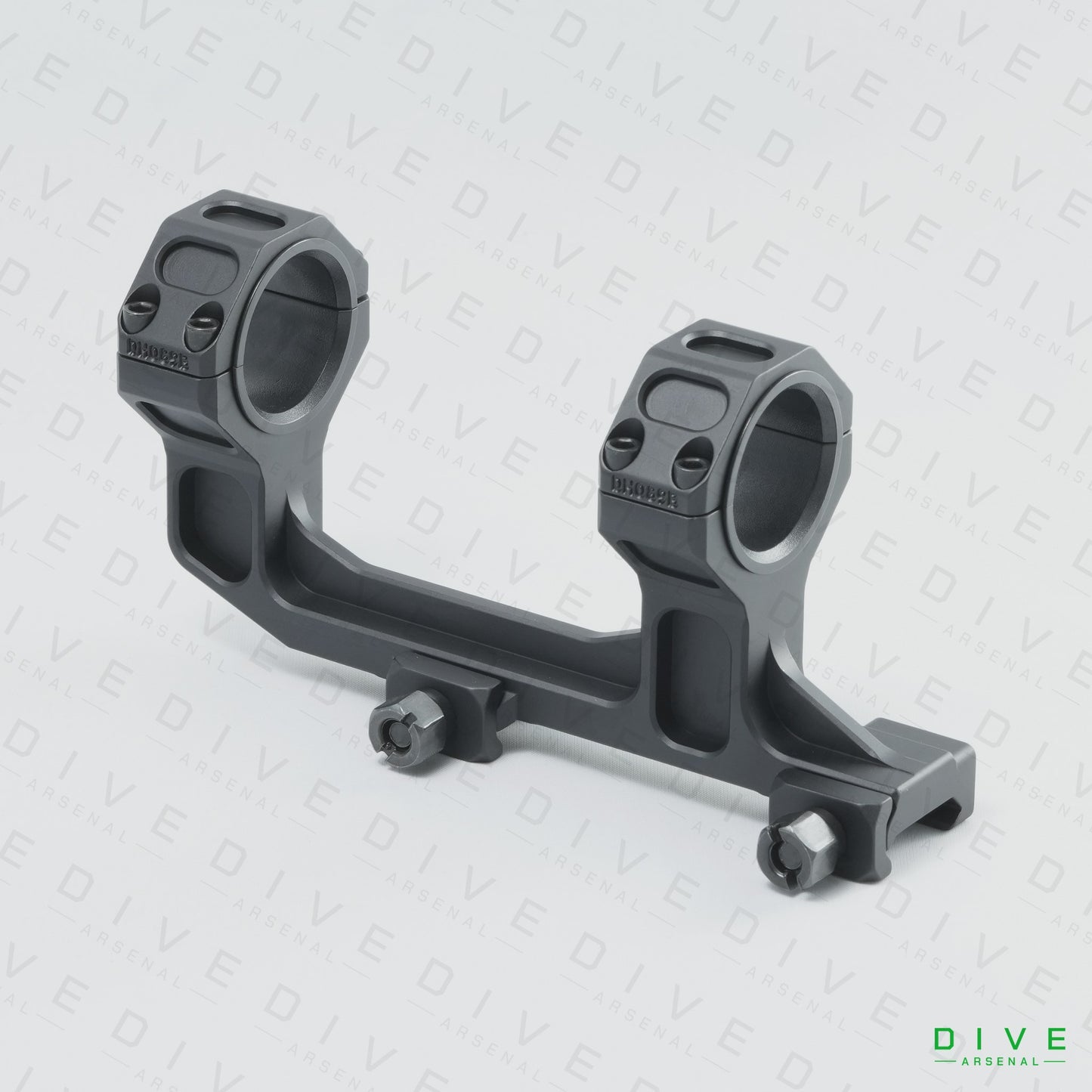 Geissele タイプ刻印入り スコープマウント 30mm アルミCNC BK