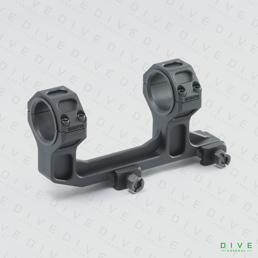 Geissele タイプ刻印入り スコープマウント 30mm アルミCNC BK