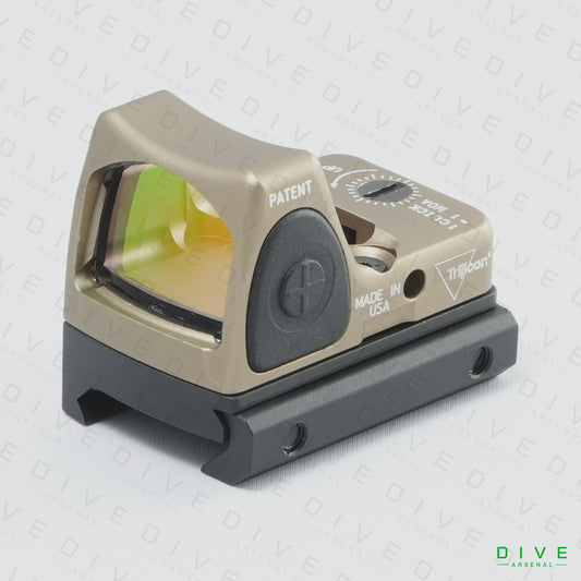 RMRタイプ レッドドットサイト 金属版 FDE
