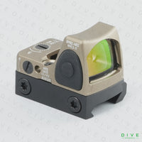 RMRタイプ レッドドットサイト 金属版 FDE