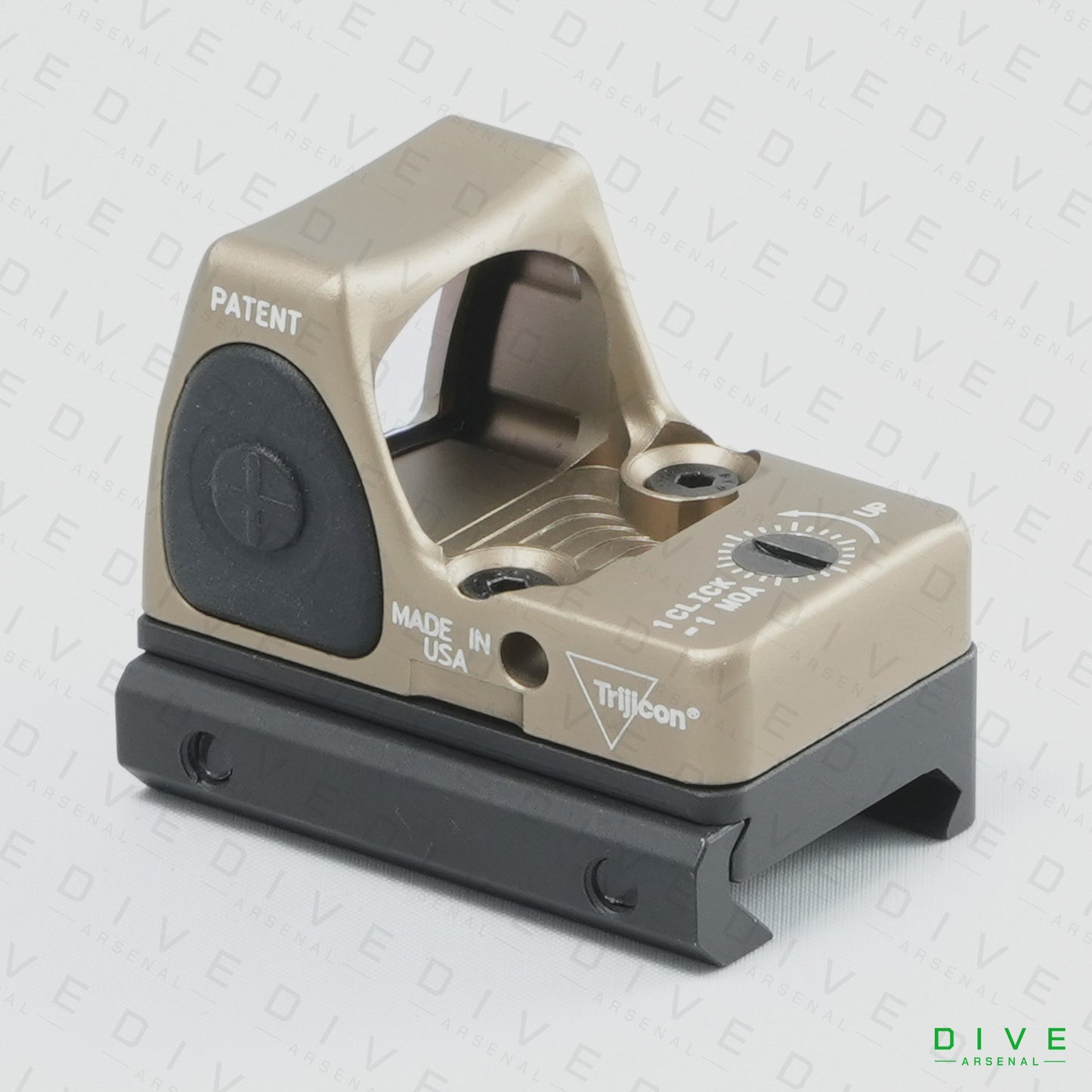 RMRタイプ レッドドットサイト 金属版 FDE