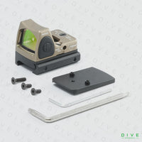 RMRタイプ レッドドットサイト 金属版 FDE