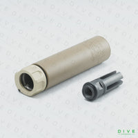 SFタイプ SOCOM556-RCサプレッサー/4-Prongフラッシュハイダーセット DE