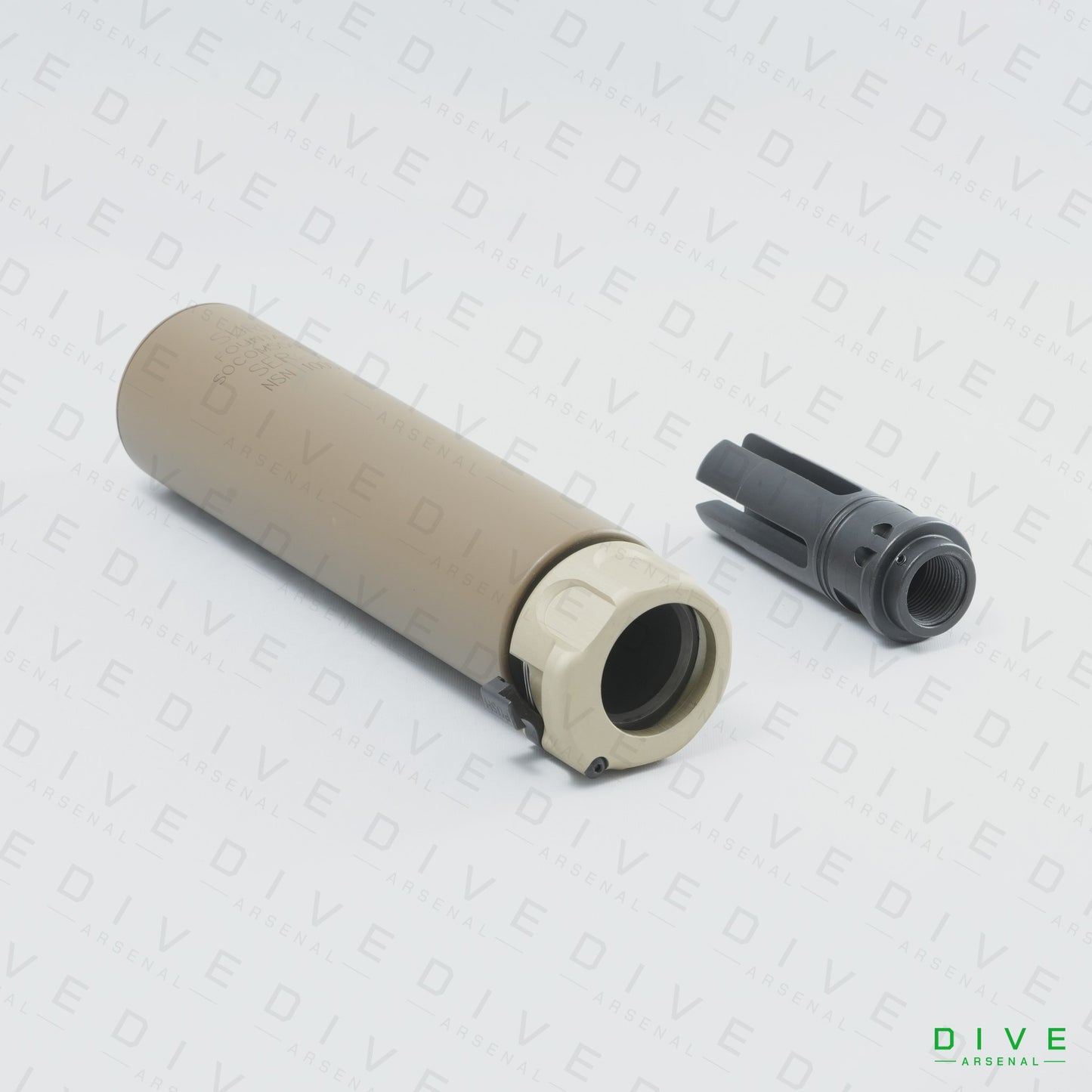 SFタイプ SOCOM556-RCサプレッサー/4-Prongフラッシュハイダーセット DE