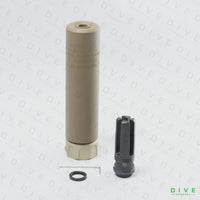 SFタイプ SOCOM556-RCサプレッサー/4-Prongフラッシュハイダーセット DE