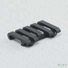 ERGOタイプ 5スロット レールカバー ワイヤールーム付き BK