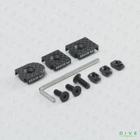 Arsonタイプ KeyMod & M-LOK ワイヤーガイドシステム BK（MAタイプ/ロゴ入り）
