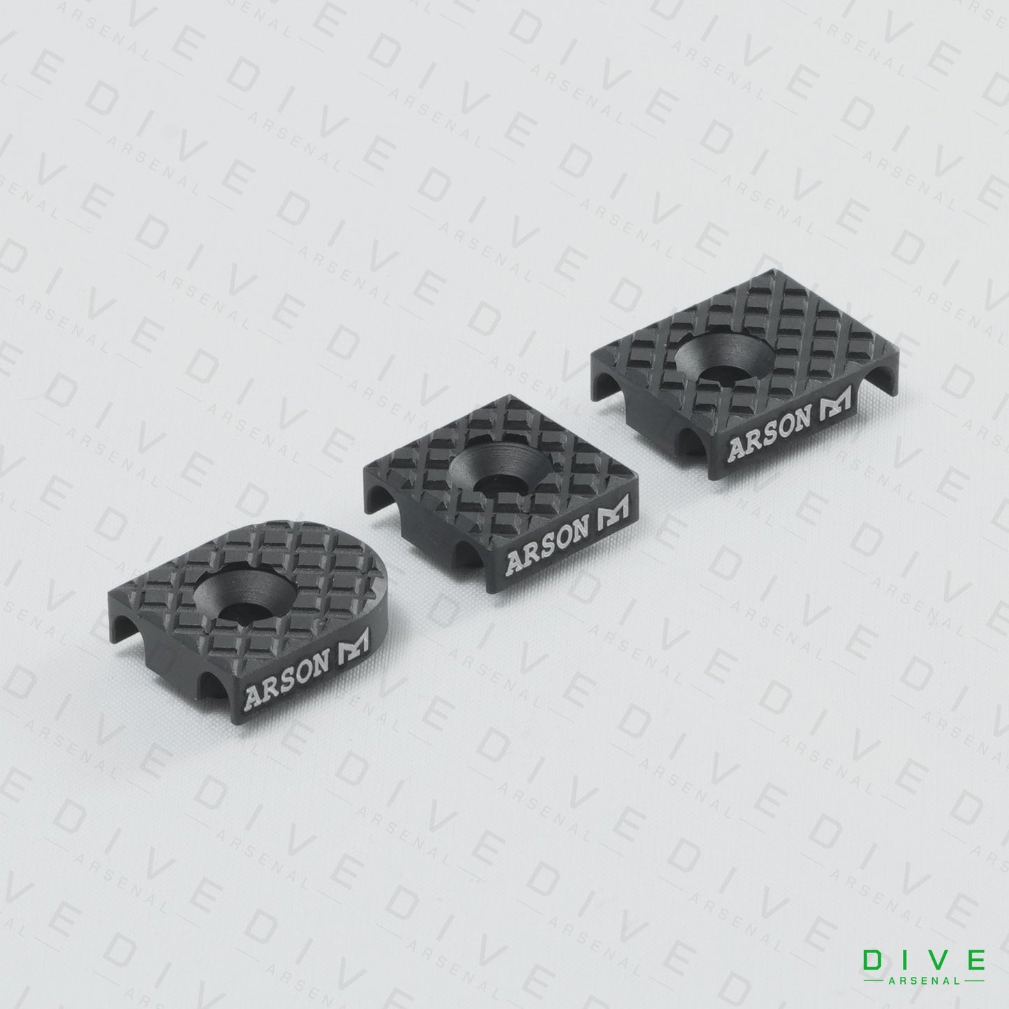 Arsonタイプ KeyMod & M-LOK ワイヤーガイドシステム BK（MAタイプ/ロゴ入り）