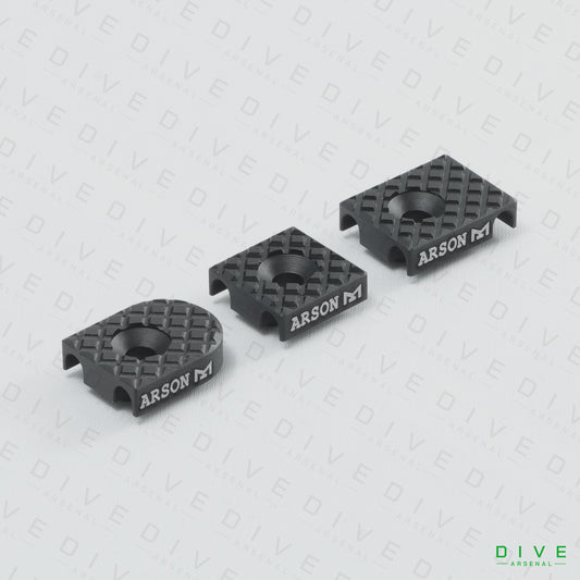 Arsonタイプ KeyMod & M-LOK ワイヤーガイドシステム BK（MAタイプ/ロゴ入り）