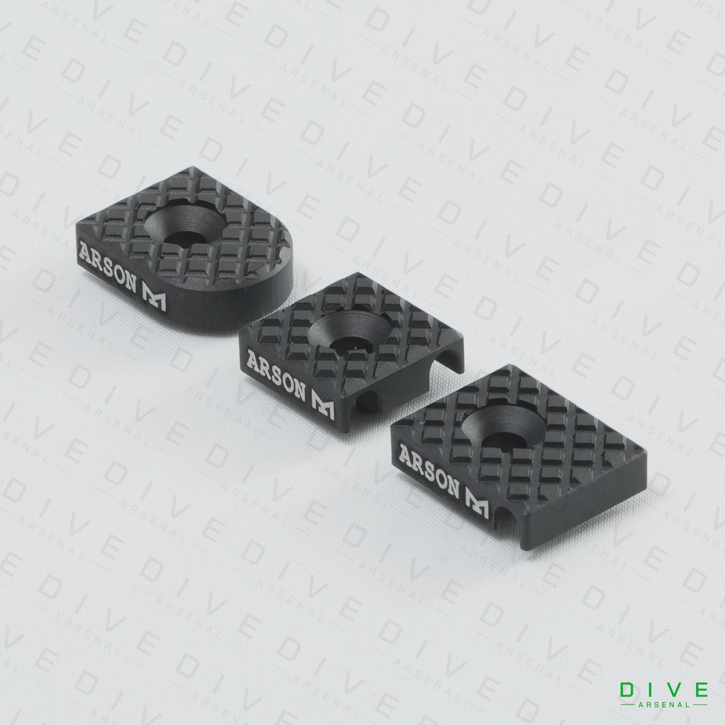 Arsonタイプ KeyMod & M-LOK ワイヤーガイドシステム BK（MAタイプ/ロゴ入り）