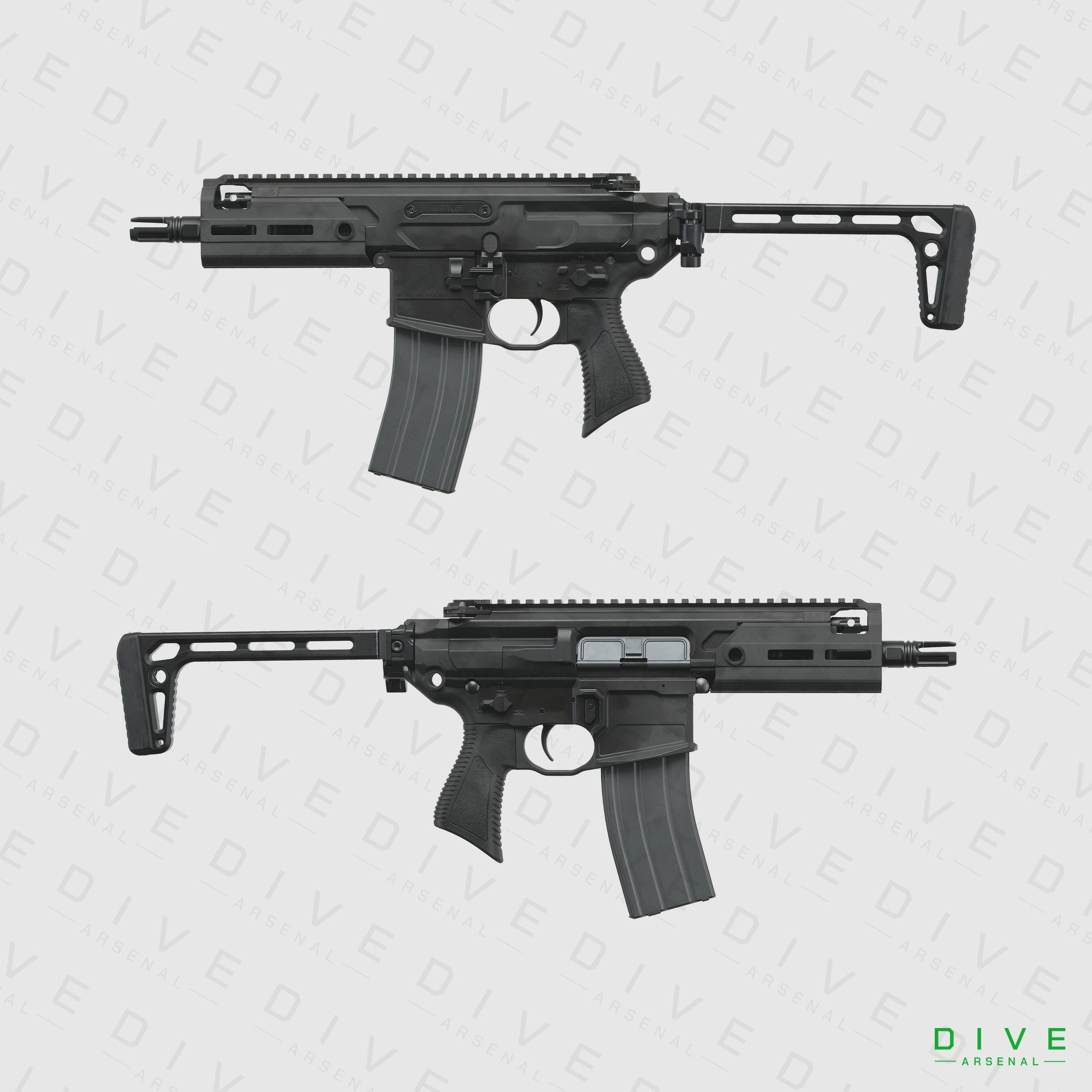 MCX RATTLER 5.5in GBB – DIVE ARSENAL