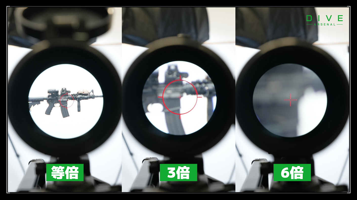 EOTech VUDUタイプ 1-6X24mm FFP LPVOスコープ BK